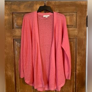 LOFT Plus Pink Cardigan || Size 20/22